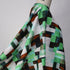 100% Linen - 'Geo Painterly' Green *Remnant 3.1m (**SEE DESCRIPTION) Was $129 Now $77